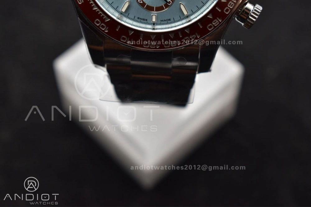 Daytona 126506 904L SS Clean 1:1 Best Edition Ice Blue Dial Sticks Markers on 904L SS Bracelet Super Clone Asian Comfortable 785