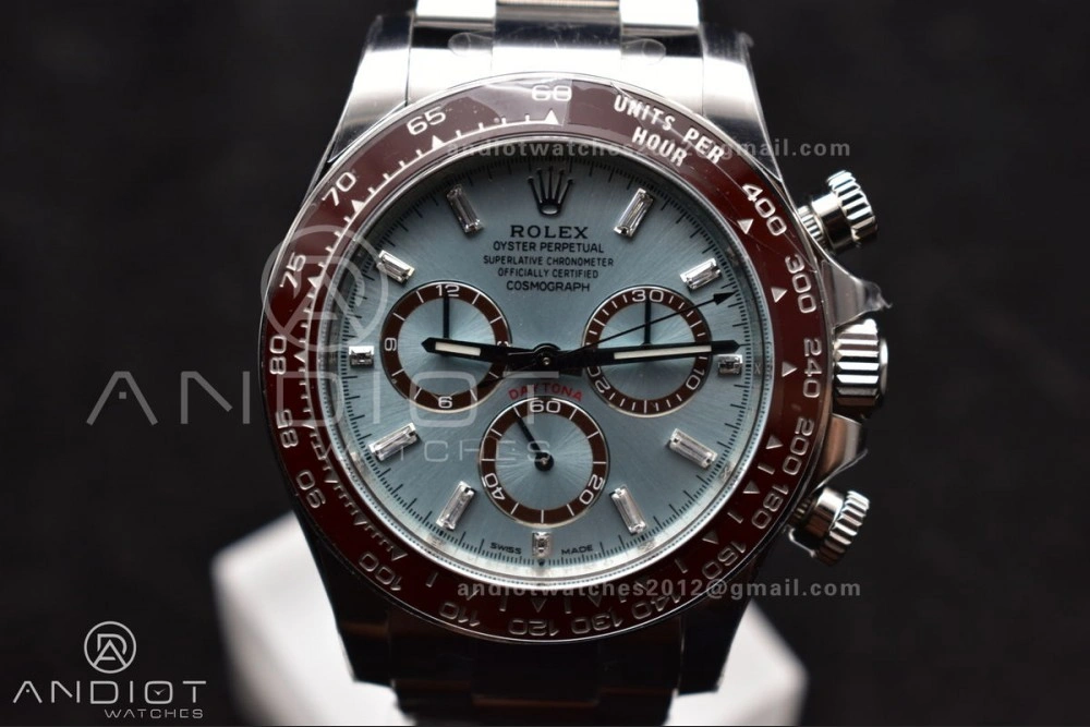 Bold Daytona 126506 904L SS Clean 1:1 Best Edition Ice Blue Dial Sticks Markers on 904L SS Bracelet Super Clone Asian 789