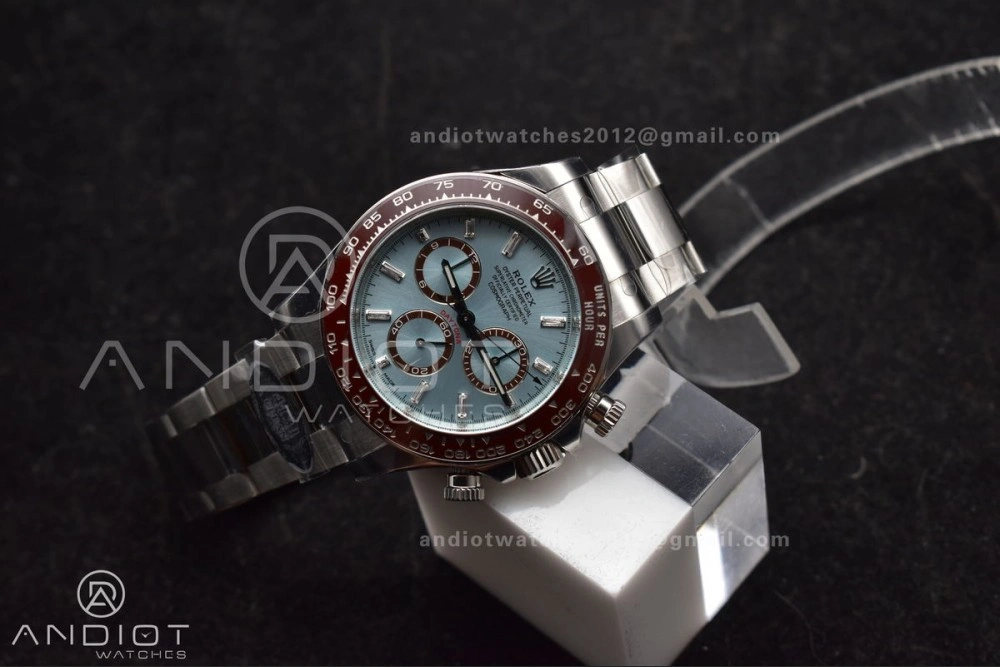 Bold Daytona 126506 904L SS Clean 1:1 Best Edition Ice Blue Dial Sticks Markers on 904L SS Bracelet Super Clone Asian 789