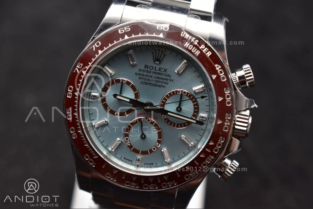 Bold Daytona 126506 904L SS Clean 1:1 Best Edition Ice Blue Dial Sticks Markers on 904L SS Bracelet Super Clone Asian 789