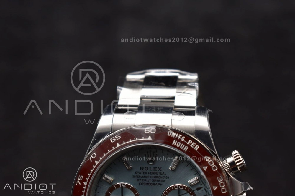 Bold Daytona 126506 904L SS Clean 1:1 Best Edition Ice Blue Dial Sticks Markers on 904L SS Bracelet Super Clone Asian 789