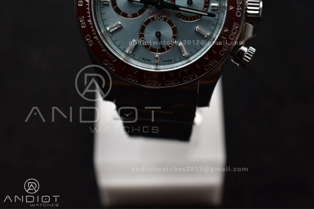 Bold Daytona 126506 904L SS Clean 1:1 Best Edition Ice Blue Dial Sticks Markers on 904L SS Bracelet Super Clone Asian 789