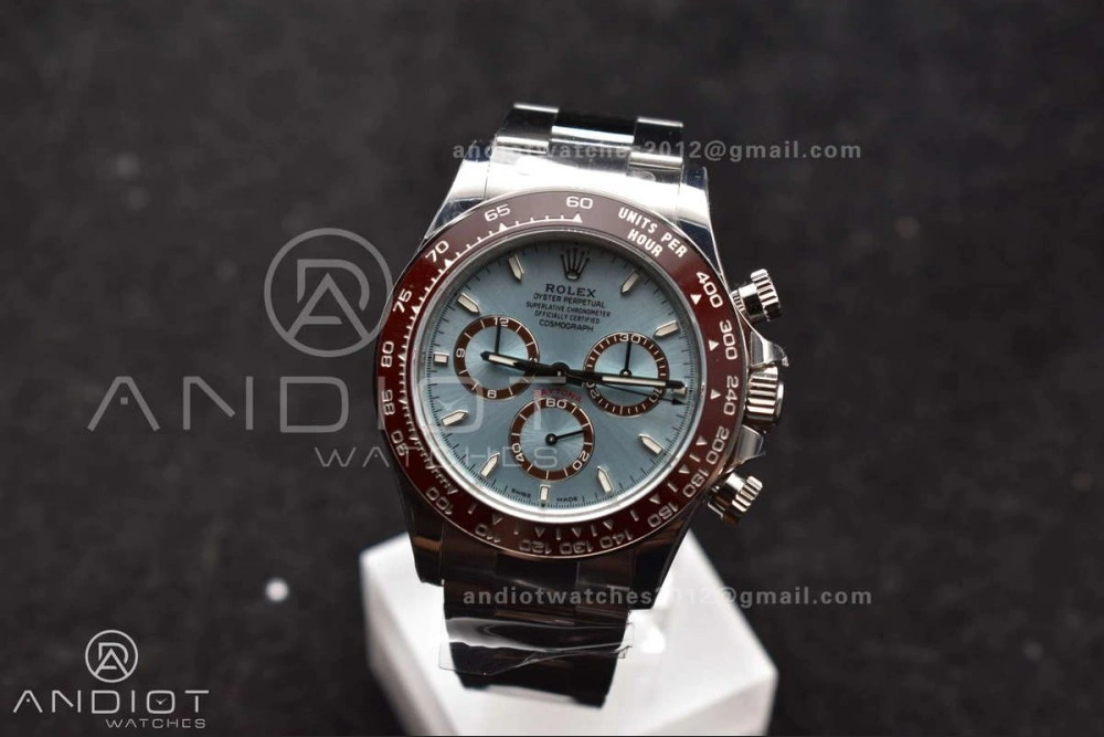 Efficient Daytona 126506 904L SS VSF 1:1 Best Edition Ice Blue Dial Sticks Markers on 904L SS Bracelet Super Clone Asian DD 790