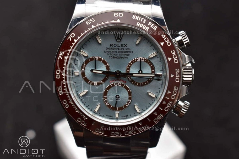 Efficient Daytona 126506 904L SS VSF 1:1 Best Edition Ice Blue Dial Sticks Markers on 904L SS Bracelet Super Clone Asian DD 790