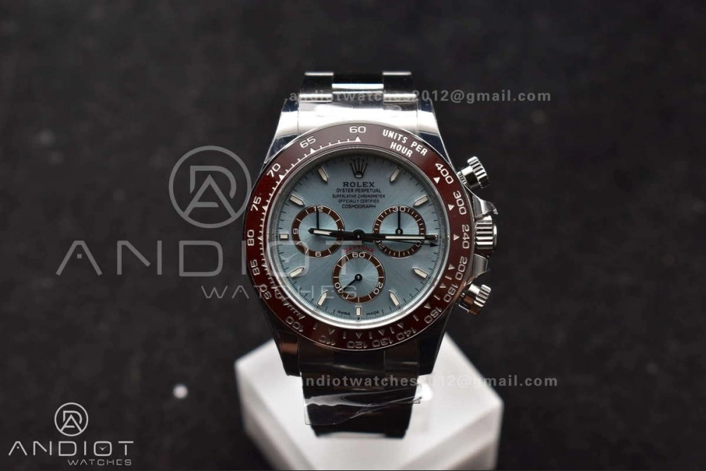 Efficient Daytona 126506 904L SS VSF 1:1 Best Edition Ice Blue Dial Sticks Markers on 904L SS Bracelet Super Clone Asian DD 790