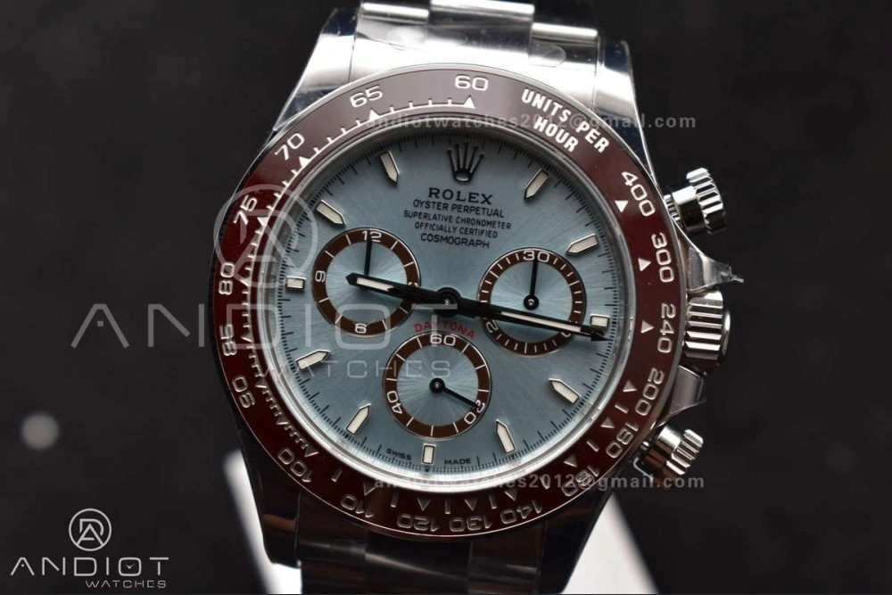 Efficient Daytona 126506 904L SS VSF 1:1 Best Edition Ice Blue Dial Sticks Markers on 904L SS Bracelet Super Clone Asian DD 790