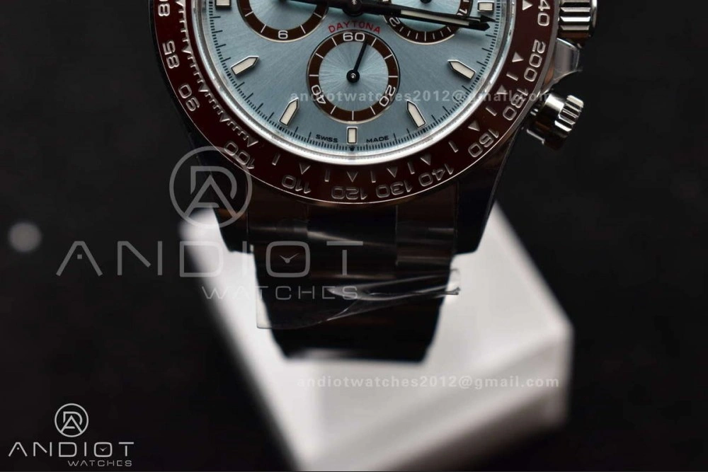 Efficient Daytona 126506 904L SS VSF 1:1 Best Edition Ice Blue Dial Sticks Markers on 904L SS Bracelet Super Clone Asian DD 790