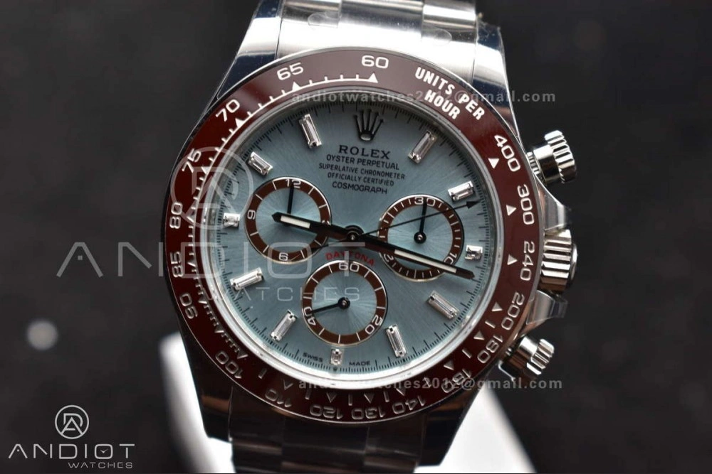 Daytona 126506 904L SS VSF 1:1 Best Edition Ice Blue Dial Sticks Markers on 904L SS Bracelet Super Clone Asian DD ZeroBulk 787
