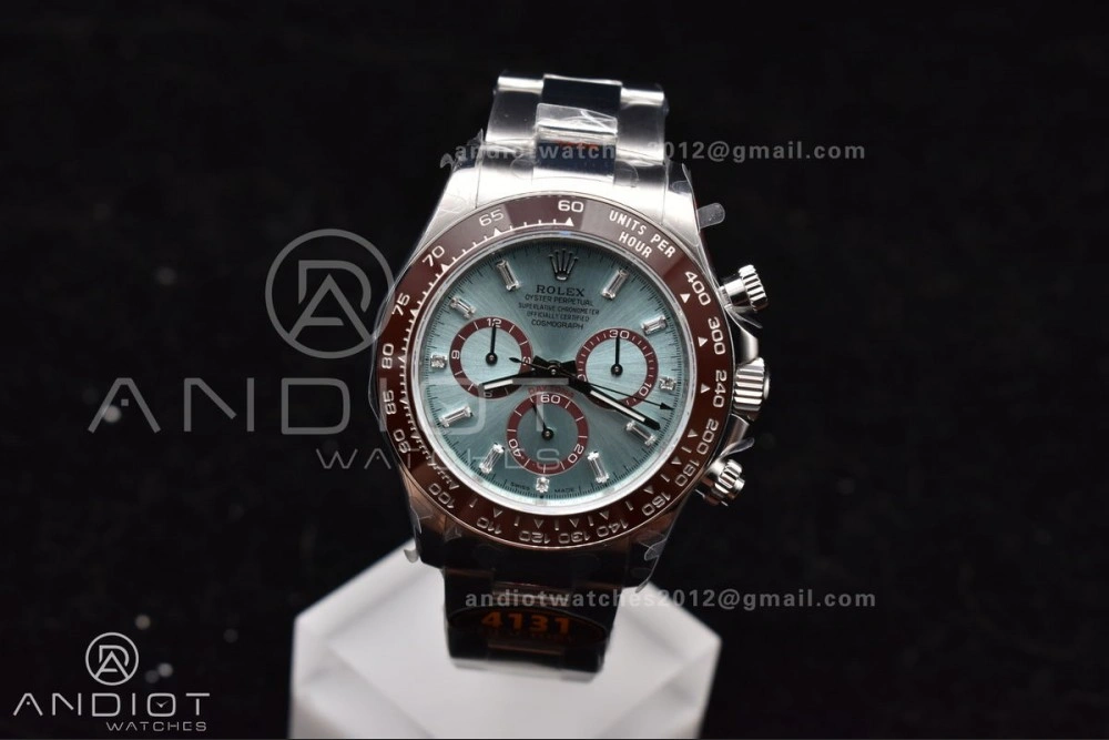 Contemporary Daytona 126506 QF 1:1 Best Edition Ice Blue Dial Crystal Marker on SS YG Braclet SH4131 V 793