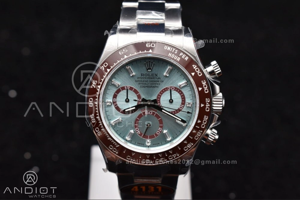 Contemporary Daytona 126506 QF 1:1 Best Edition Ice Blue Dial Crystal Marker on SS YG Braclet SH4131 V 793
