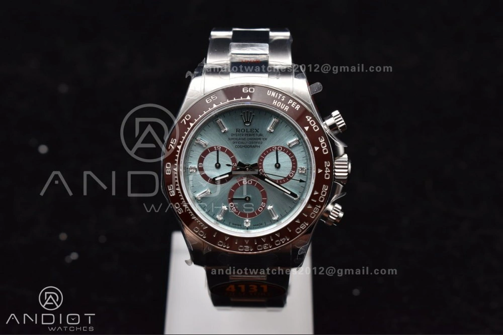 Contemporary Daytona 126506 QF 1:1 Best Edition Ice Blue Dial Crystal Marker on SS YG Braclet SH4131 V 793