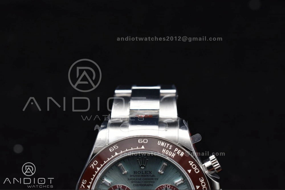 Contemporary Daytona 126506 QF 1:1 Best Edition Ice Blue Dial Crystal Marker on SS YG Braclet SH4131 V 793