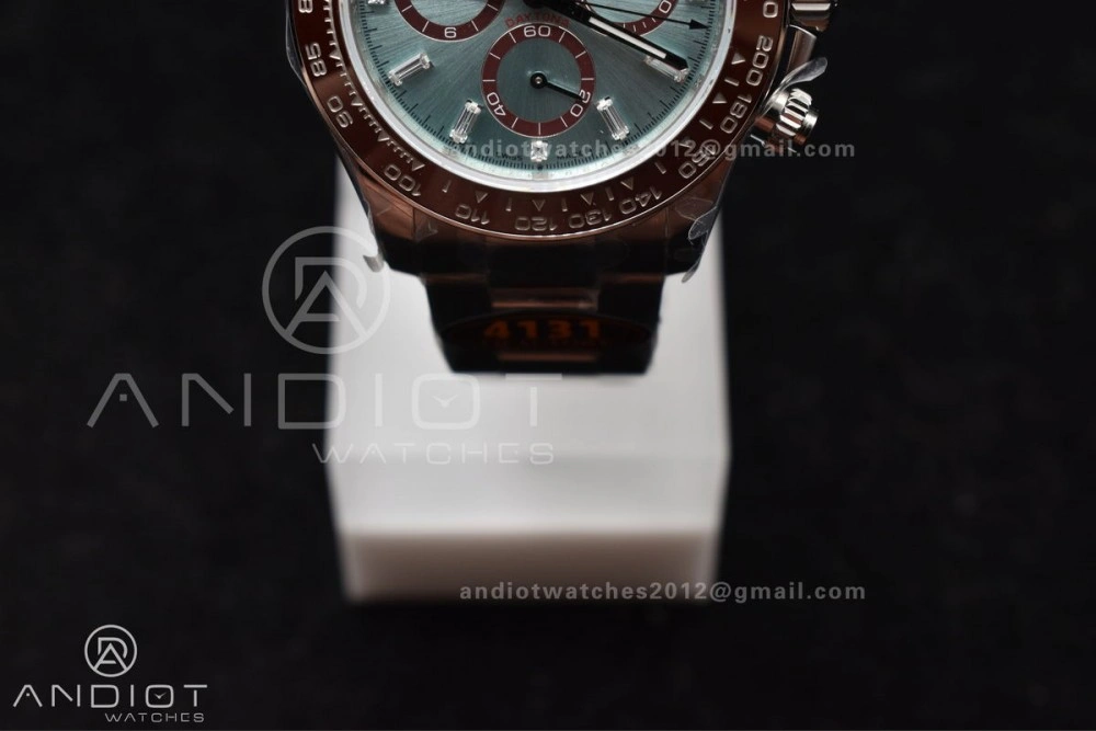 Contemporary Daytona 126506 QF 1:1 Best Edition Ice Blue Dial Crystal Marker on SS YG Braclet SH4131 V 793