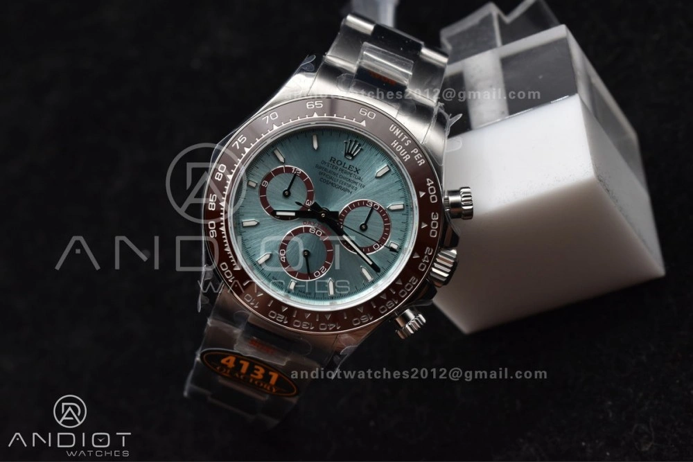 Daytona 126506 QF 1:1 Best Edition Ice Blue Dial Stick Marker on SS YG Braclet SH4131 V Breathable 791