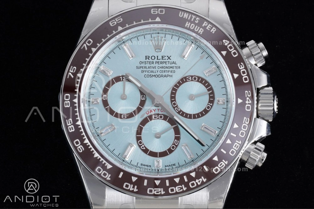 Daytona 126506 VSF 1:1 Best Edition 904L Steel Ice Blue Crystal Dial on SS Braclet VS4131 V2 (Weighted) Youthful 795