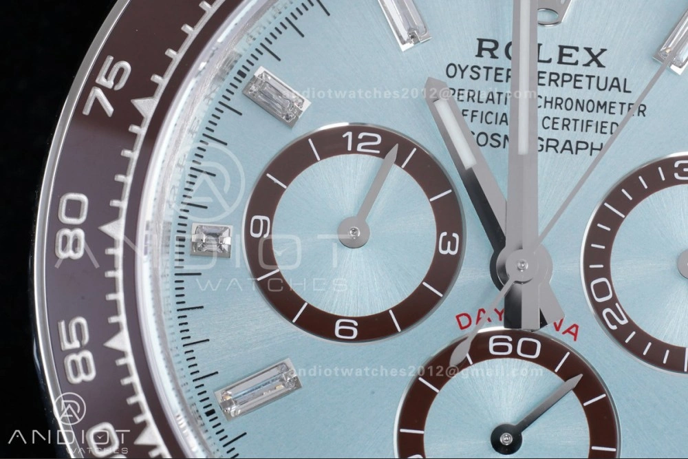 Daytona 126506 VSF 1:1 Best Edition 904L Steel Ice Blue Crystal Dial on SS Braclet VS4131 V2 (Weighted) Youthful 795