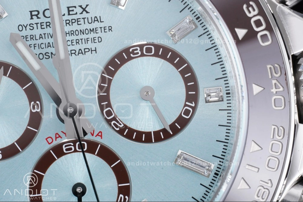 Daytona 126506 VSF 1:1 Best Edition 904L Steel Ice Blue Crystal Dial on SS Braclet VS4131 V2 (Weighted) Youthful 795