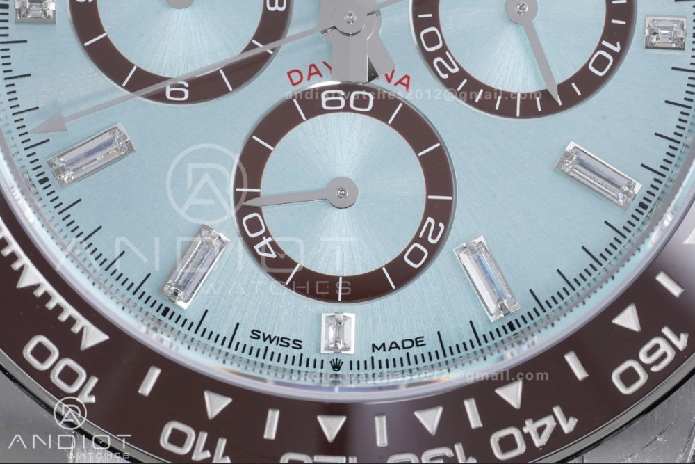 Daytona 126506 VSF 1:1 Best Edition 904L Steel Ice Blue Crystal Dial on SS Braclet VS4131 V2 (Weighted) Youthful 795