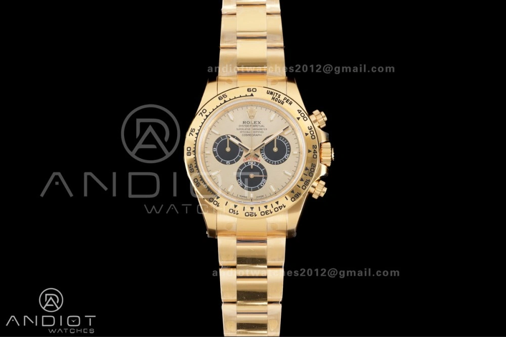 Packable Daytona 126508 Gain Weight VSF 1:1 Best Edition YG Dial Black Sub-dial On Oyster Bracelet DD 796