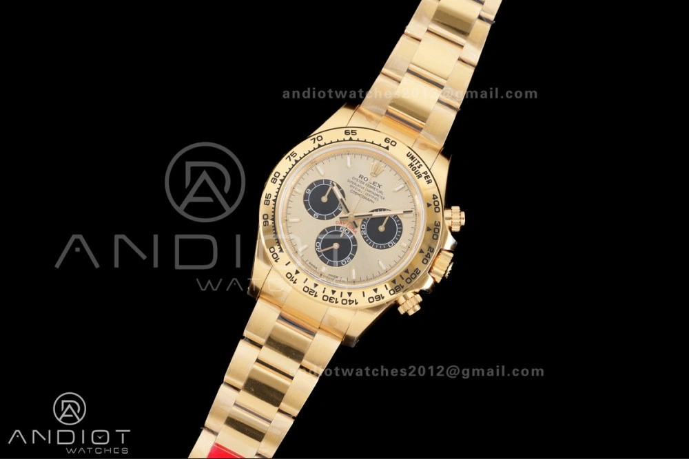 Packable Daytona 126508 Gain Weight VSF 1:1 Best Edition YG Dial Black Sub-dial On Oyster Bracelet DD 796