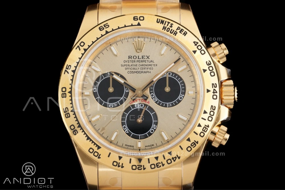 Packable Daytona 126508 Gain Weight VSF 1:1 Best Edition YG Dial Black Sub-dial On Oyster Bracelet DD 796