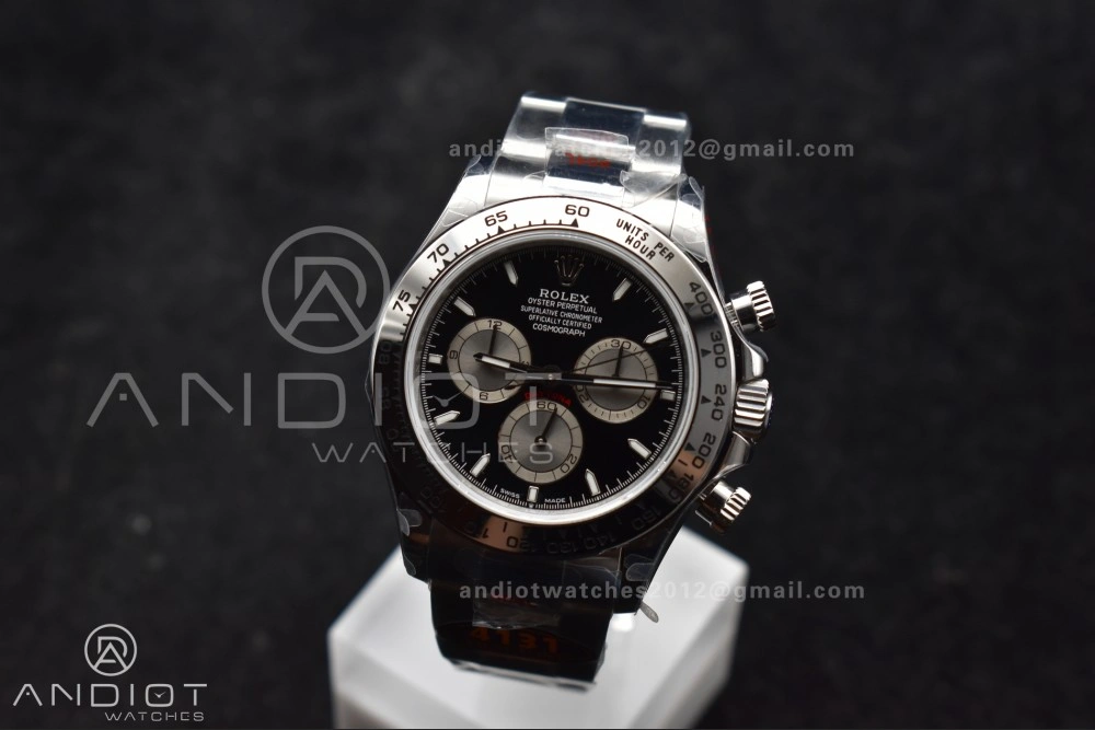 Classic Daytona 126509 QF 1:1 Best Edition Black Silver Dial on SS Bracelet SH4131 V 794