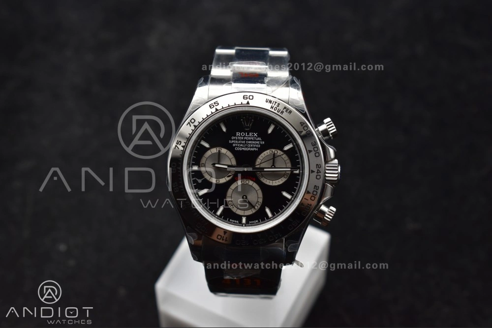 Classic Daytona 126509 QF 1:1 Best Edition Black Silver Dial on SS Bracelet SH4131 V 794