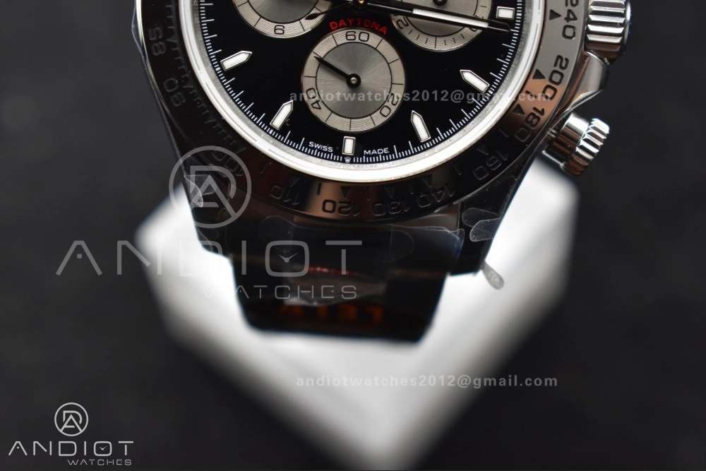 Classic Daytona 126509 QF 1:1 Best Edition Black Silver Dial on SS Bracelet SH4131 V 794