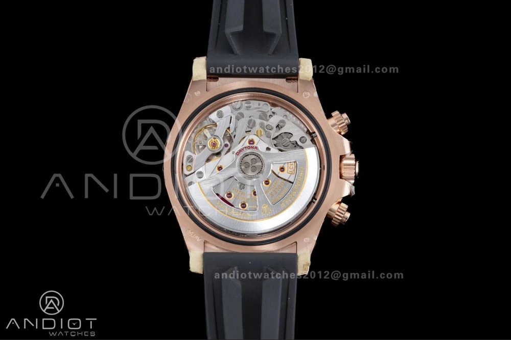 Sophisticated Daytona 126515 Gain Weight VSF 1:1 Best Edition Black Dial RG Sub-dial Stick Marker On Oyster-flex Strap DD 798