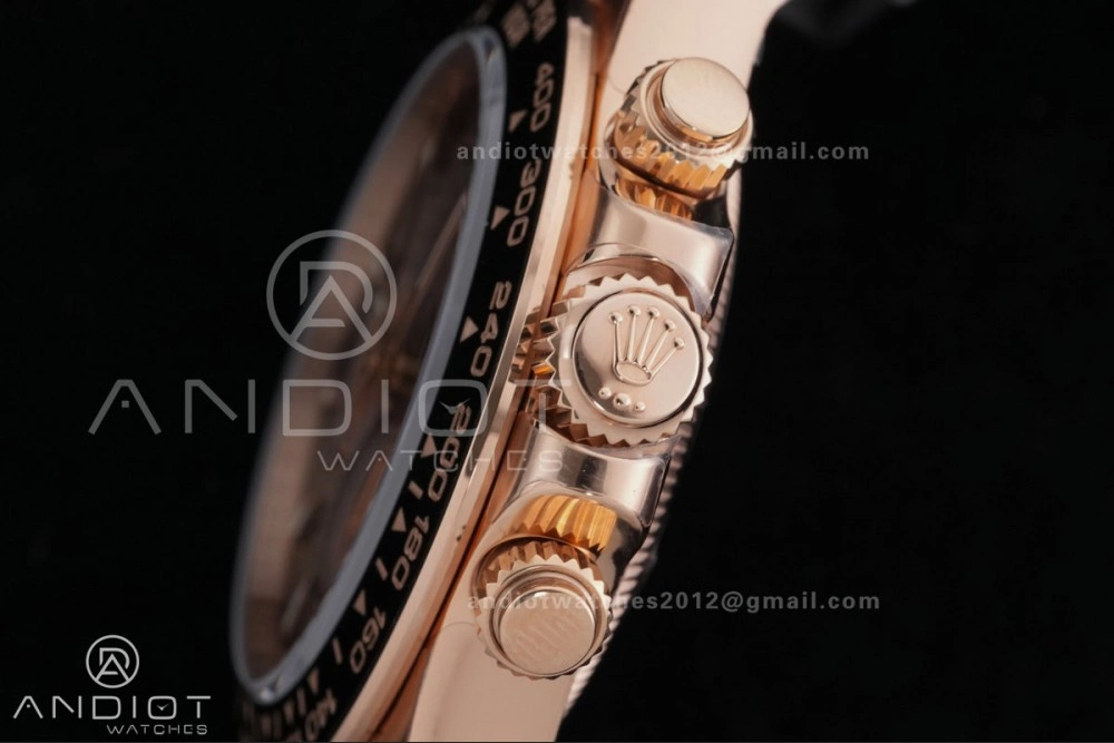 Sophisticated Daytona 126515 Gain Weight VSF 1:1 Best Edition Black Dial RG Sub-dial Stick Marker On Oyster-flex Strap DD 798