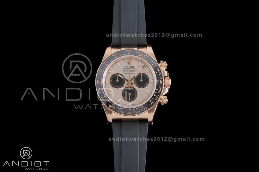 Chic Daytona 126515 Gain Weight VSF 1:1 Best Edition RG Dial Black Sub-dial Stick Marker On Oyster-flex Strap DD 800
