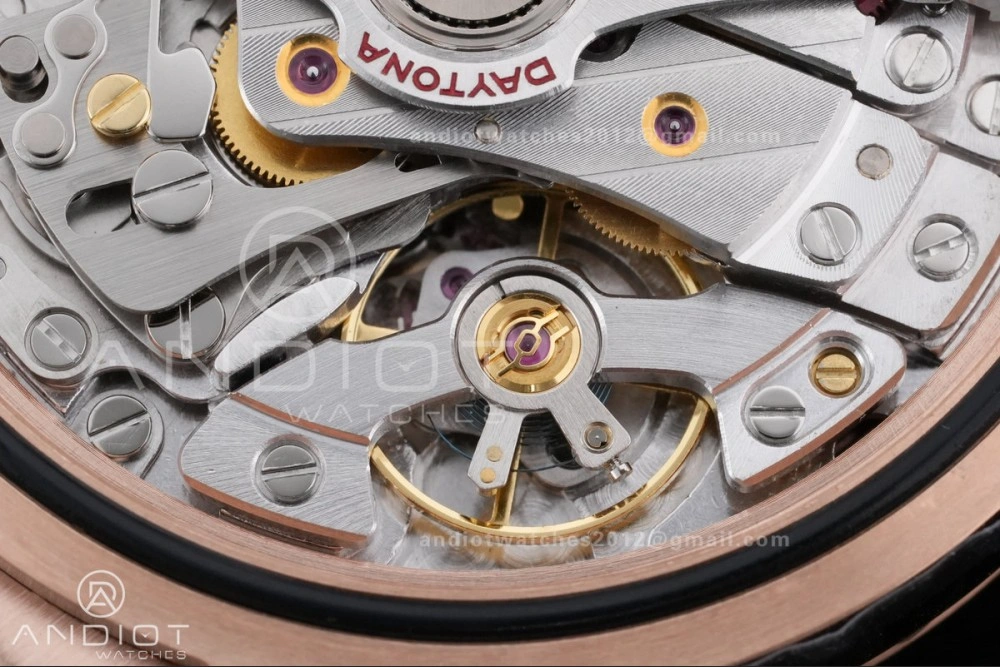 Chic Daytona 126515 Gain Weight VSF 1:1 Best Edition RG Dial Black Sub-dial Stick Marker On Oyster-flex Strap DD 800