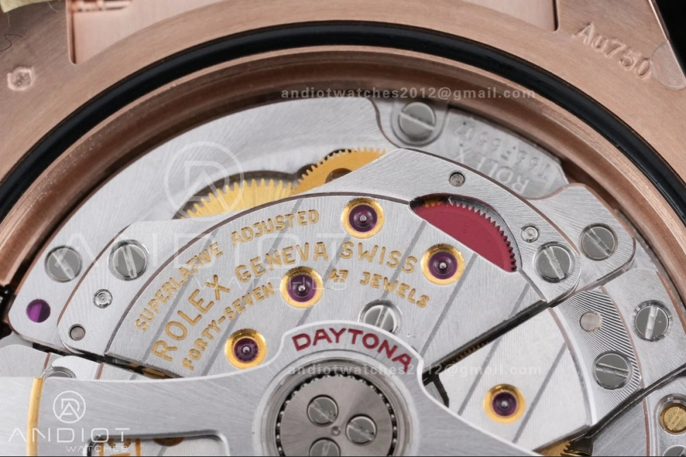 Chic Daytona 126515 Gain Weight VSF 1:1 Best Edition RG Dial Black Sub-dial Stick Marker On Oyster-flex Strap DD 800