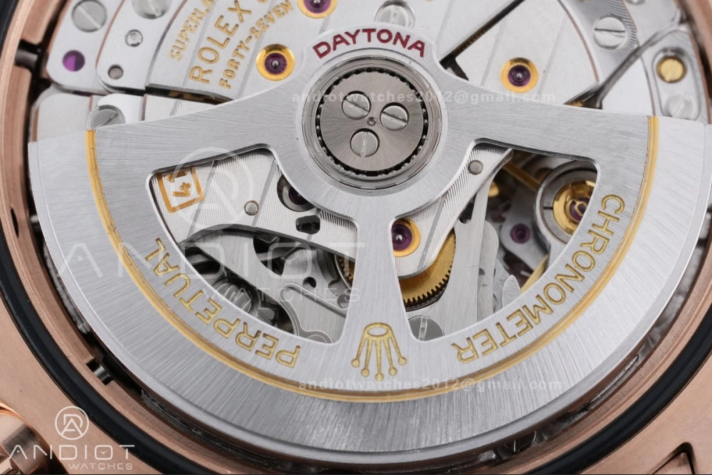 Chic Daytona 126515 Gain Weight VSF 1:1 Best Edition RG Dial Black Sub-dial Stick Marker On Oyster-flex Strap DD 800