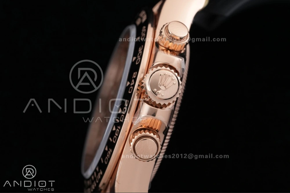 Chic Daytona 126515 Gain Weight VSF 1:1 Best Edition RG Dial Black Sub-dial Stick Marker On Oyster-flex Strap DD 800
