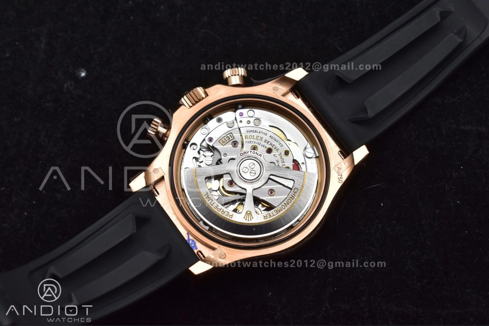 Daytona 126515 QF 1:1 Best Edition Black RG Dial on Oysterflex Strap SH4131 V6 (Weighted) MultiPurpose 799