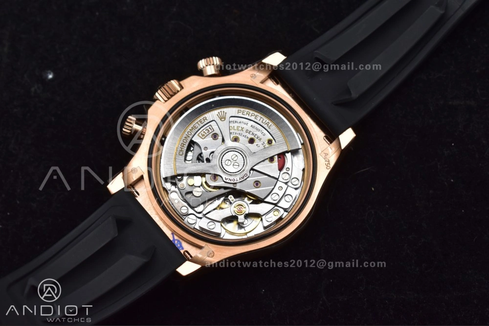 Daytona 126515 QF 1:1 Best Edition Black RG Dial on Oysterflex Strap SH4131 V6 (Weighted) MultiPurpose 799