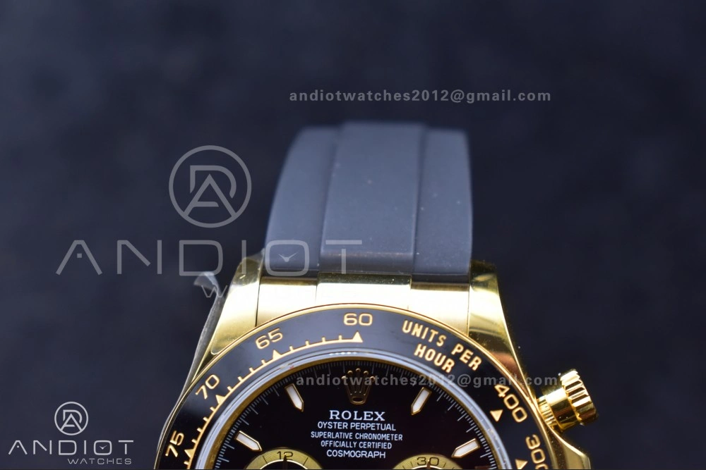 Stylish Daytona 126518 QF 1:1 Best Edition Black Dial on Oysterflex Strap SH4131 V6 (Weighted) 803