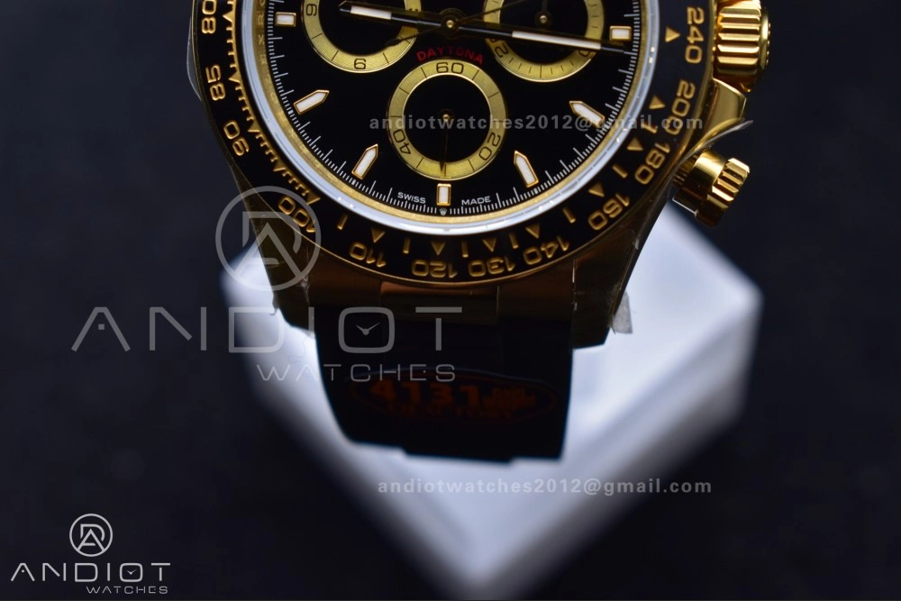 Stylish Daytona 126518 QF 1:1 Best Edition Black Dial on Oysterflex Strap SH4131 V6 (Weighted) 803