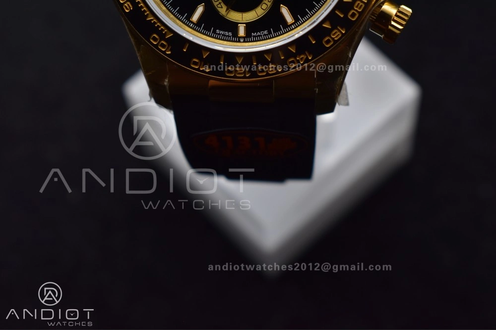 Stylish Daytona 126518 QF 1:1 Best Edition Black Dial on Oysterflex Strap SH4131 V6 (Weighted) 803