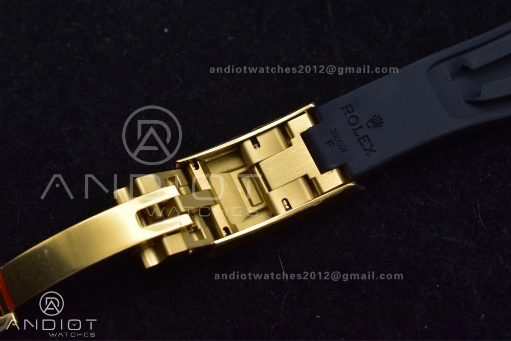 Sophisticated Daytona 126518 QF 1:1 Best Edition Black YG Dial on Oysterflex Strap SH4131 V6 (Weighted) 807