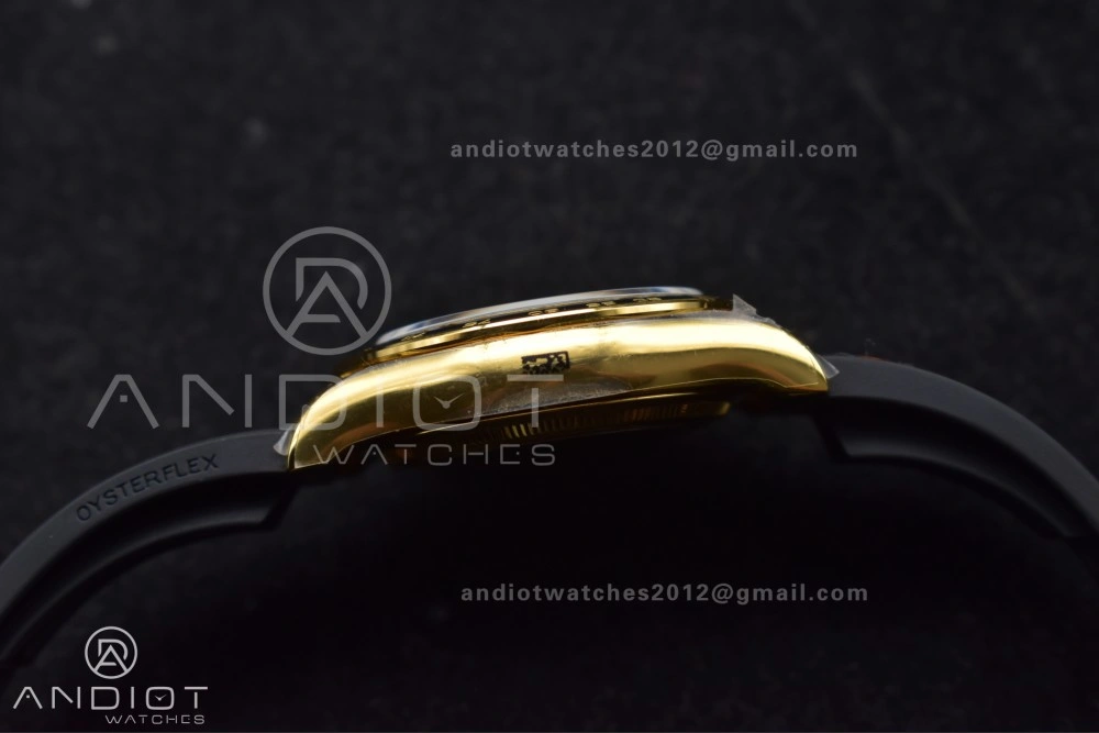 Sophisticated Daytona 126518 QF 1:1 Best Edition Black YG Dial on Oysterflex Strap SH4131 V6 (Weighted) 807