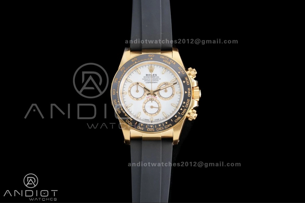 Tailored Daytona 126518 VSF 1:1 Best Edition White Dial on Oyster-flex Strap VS4131 V2 (Weighted) 812