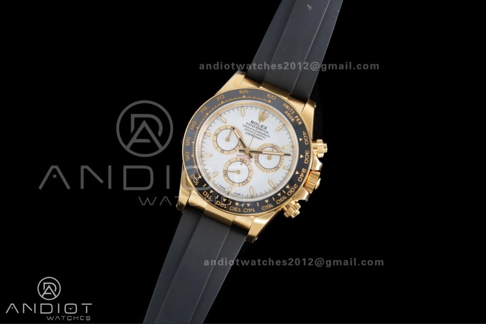 Tailored Daytona 126518 VSF 1:1 Best Edition White Dial on Oyster-flex Strap VS4131 V2 (Weighted) 812