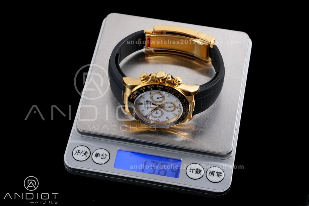 Tailored Daytona 126518 VSF 1:1 Best Edition White Dial on Oyster-flex Strap VS4131 V2 (Weighted) 812