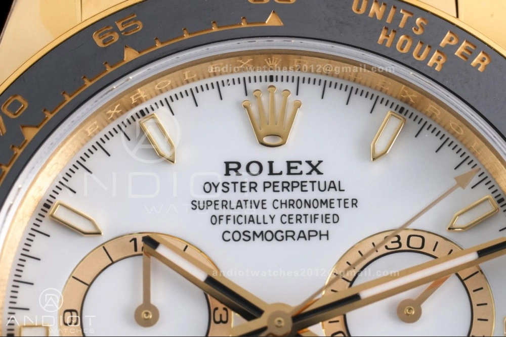 Tailored Daytona 126518 VSF 1:1 Best Edition White Dial on Oyster-flex Strap VS4131 V2 (Weighted) 812