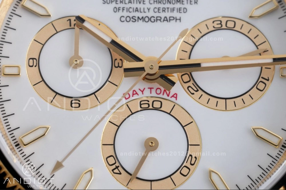 Tailored Daytona 126518 VSF 1:1 Best Edition White Dial on Oyster-flex Strap VS4131 V2 (Weighted) 812