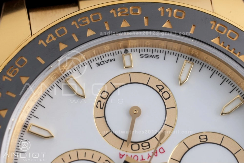 Tailored Daytona 126518 VSF 1:1 Best Edition White Dial on Oyster-flex Strap VS4131 V2 (Weighted) 812