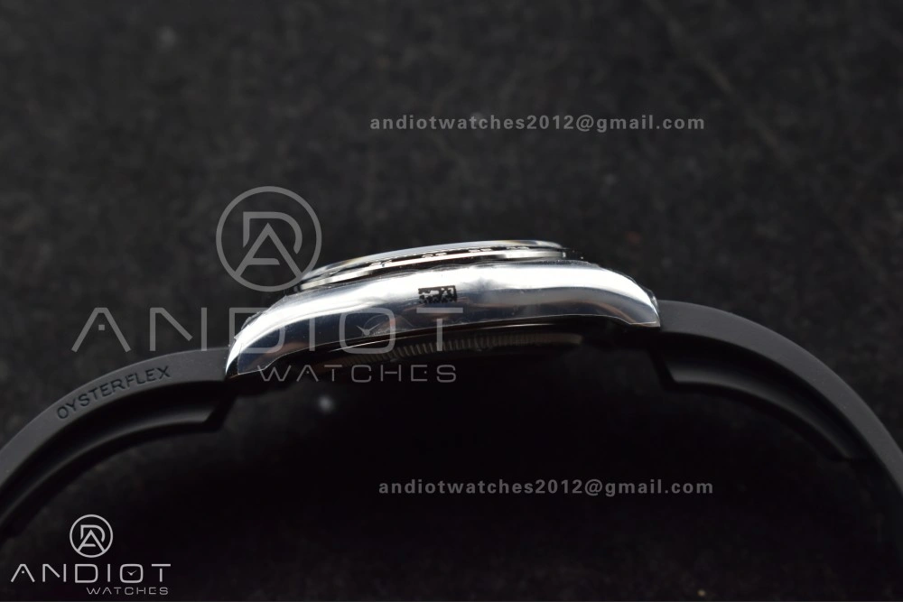 Daytona 126519 QF 1:1 Best Edition Black Silver Diamonds Dial on Oysterflex Strap SH4131 V6 (Weighted) Neat 810