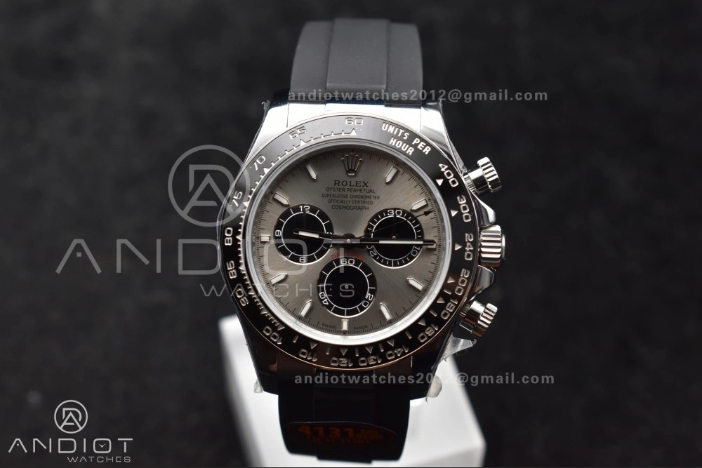 Daytona 126519 QF 1:1 Best Edition Gray Black Dial on Oysterflex Strap SH4131 V6 (Weighted) BestValue 811
